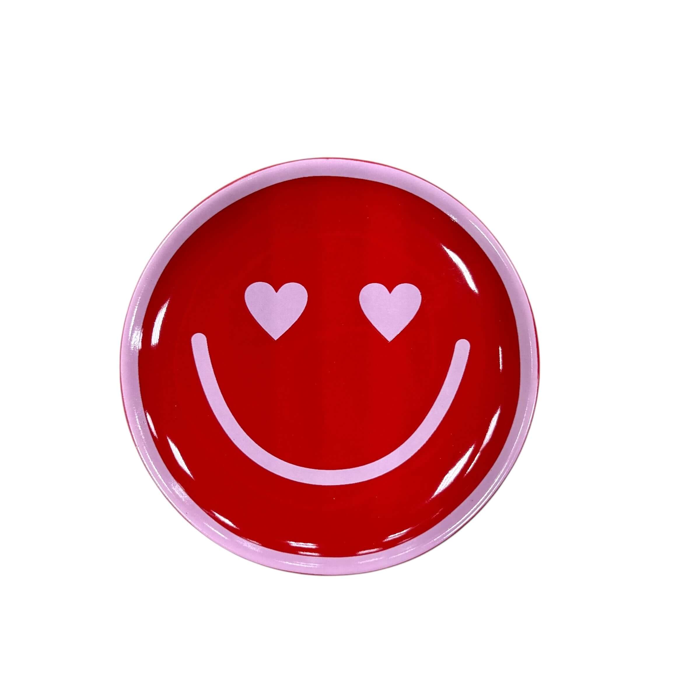 Red Smiley Face Ceramic Trinket Dish – Alicia DiMichele Boutique