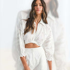 Sweet Escape Eyelet Shorts Set – Alicia DiMichele Boutique