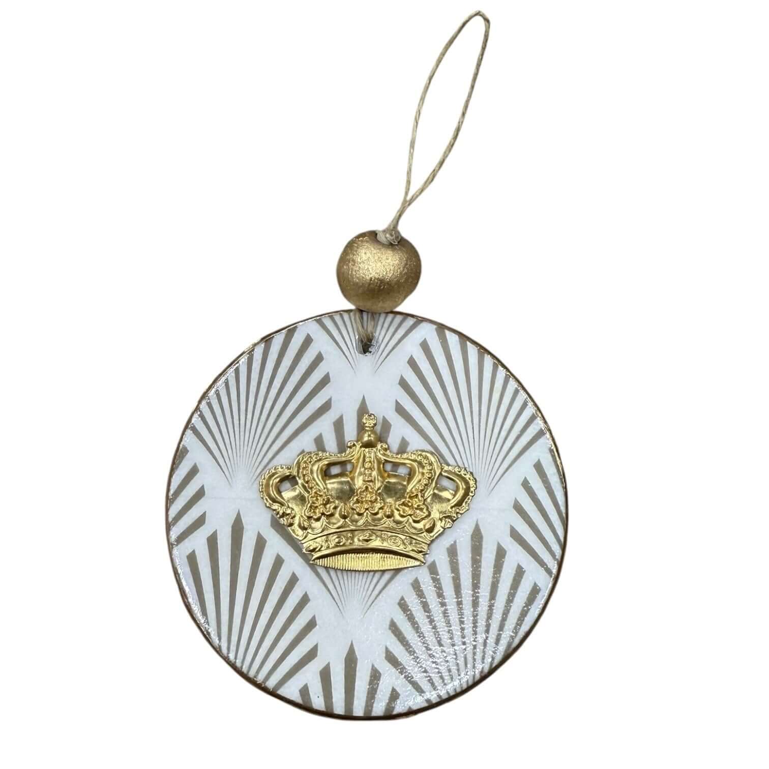 Gold Crown Ornament – Alicia DiMichele Boutique