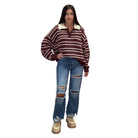 Varsity Stripe Sweater – Alicia DiMichele Boutique