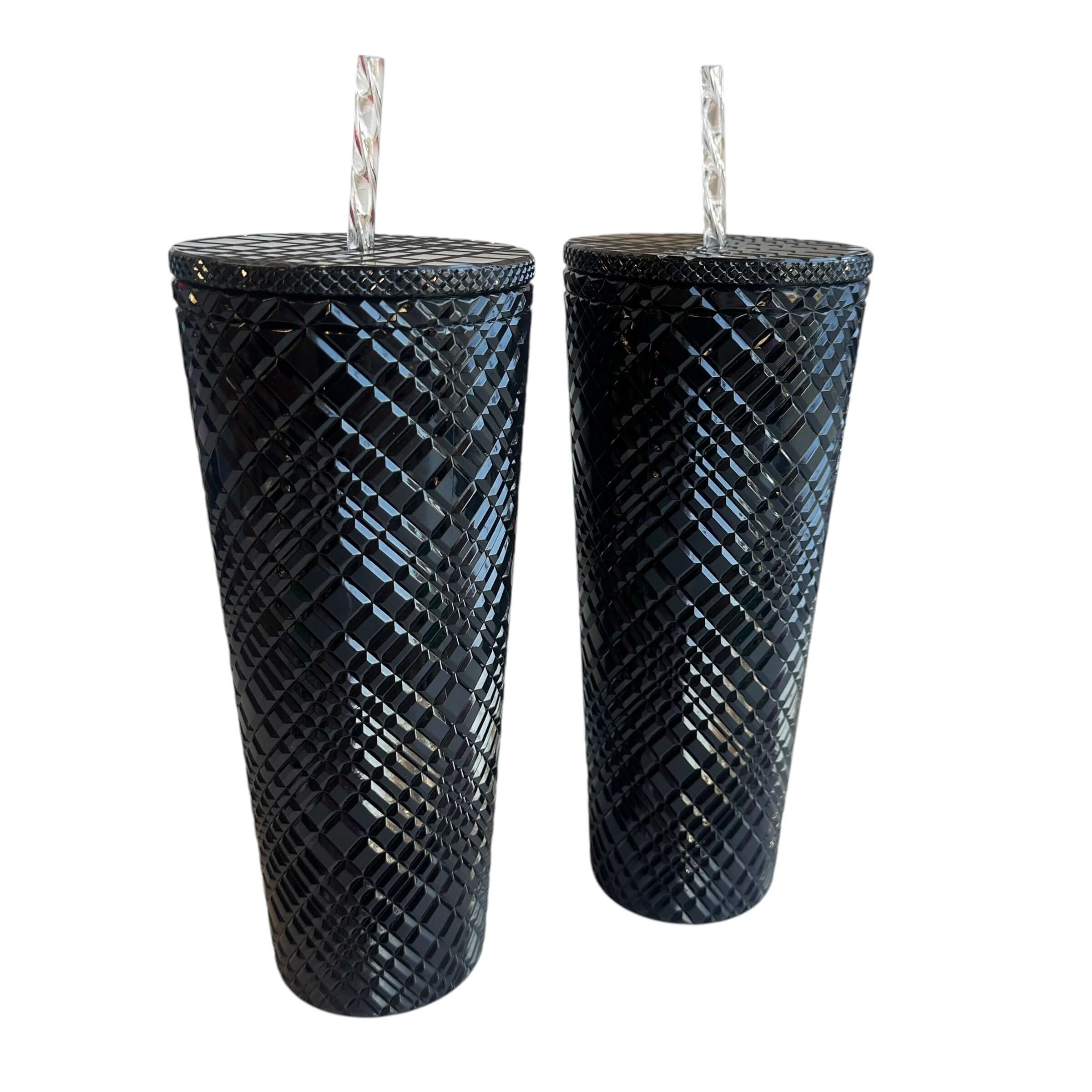 Jeweled Tumbler - Black – Alicia DiMichele Boutique