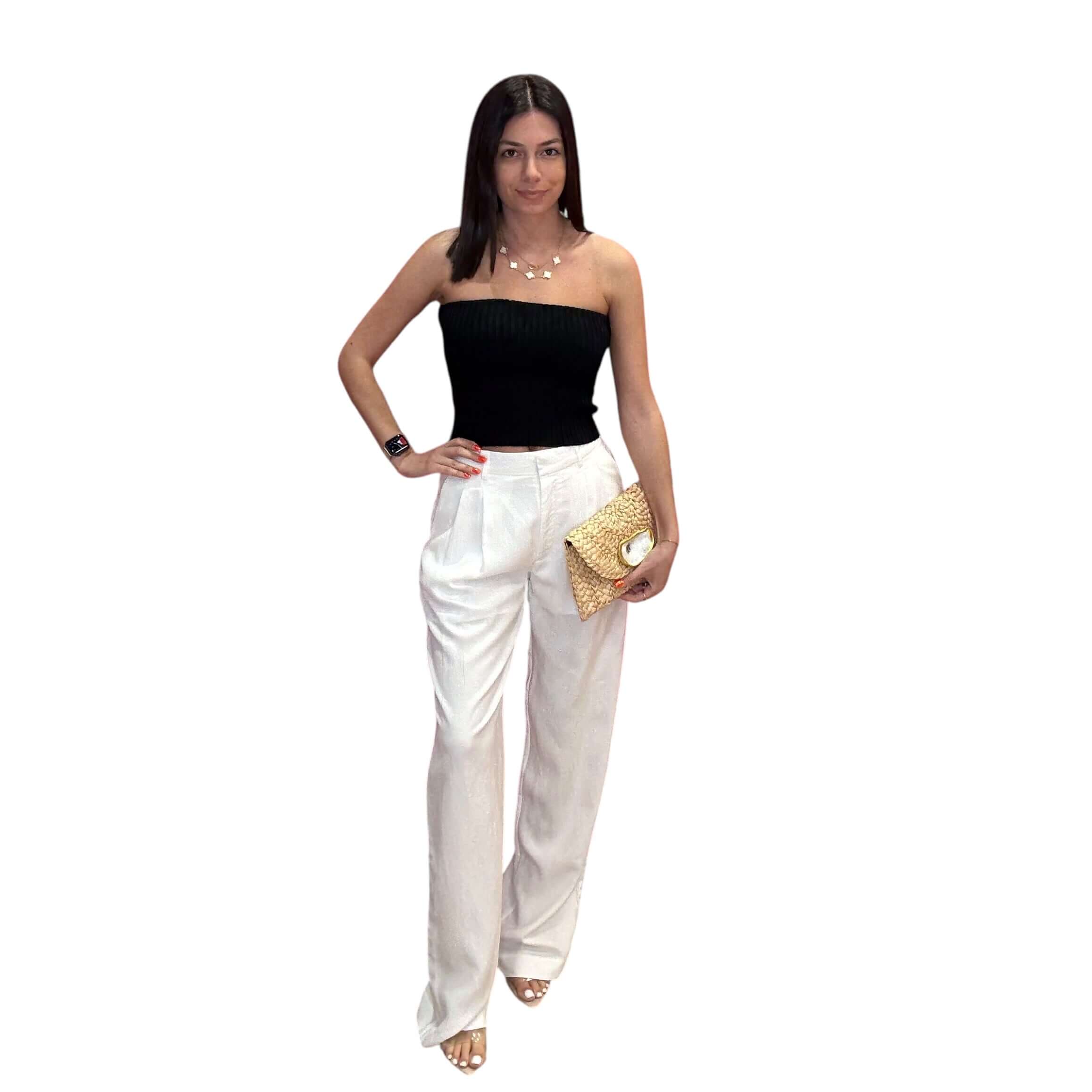 Shoreline Stretch Ribbed Tube Top - Black – Alicia DiMichele Boutique