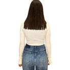 Luxe Ribbed Crop Top - Ivory – Alicia DiMichele Boutique