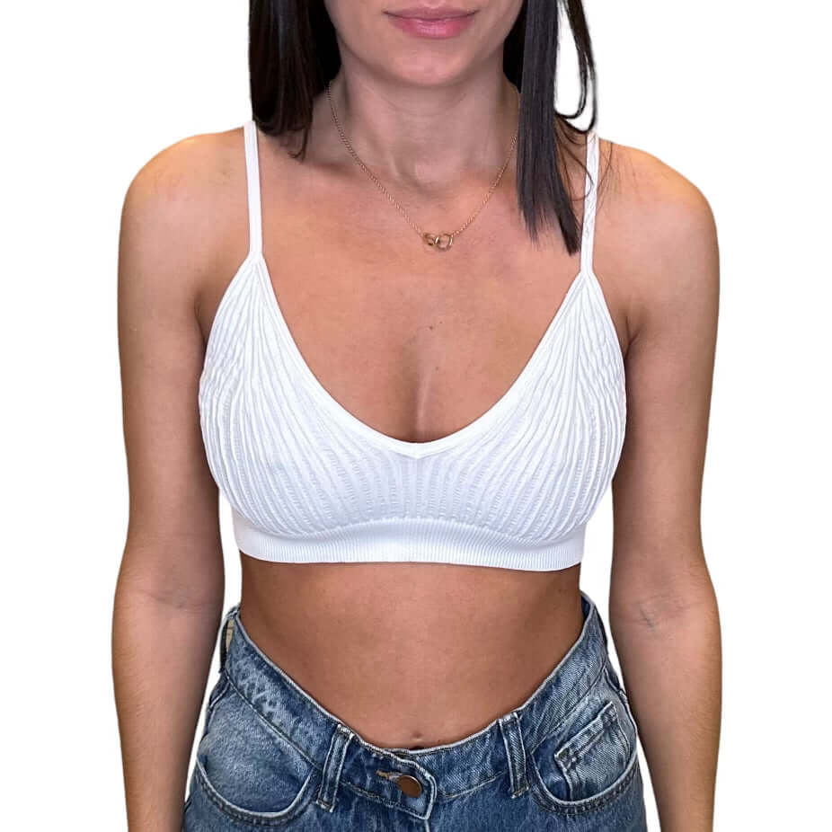 Nikki Ribbed Bralette – Alicia DiMichele Boutique