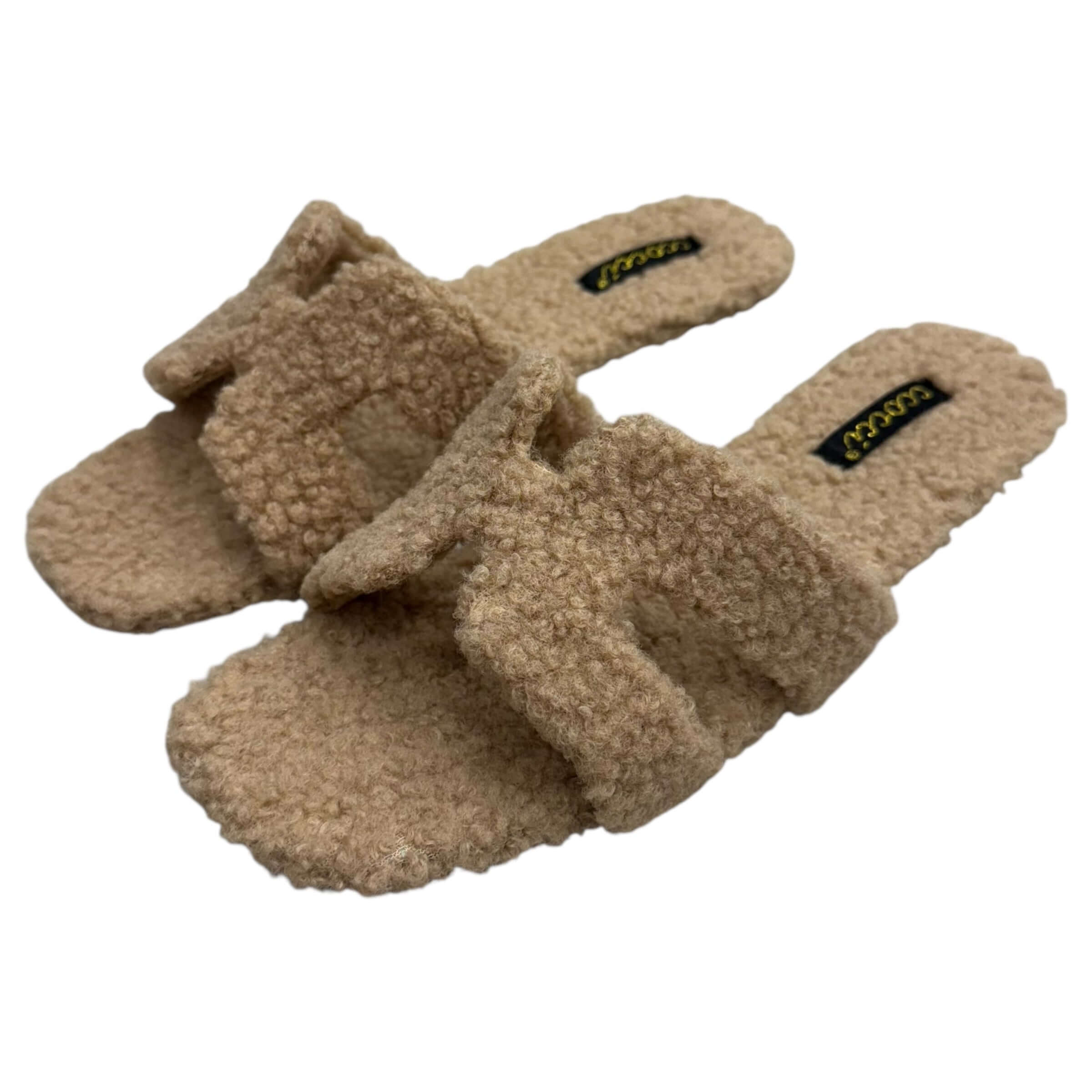 Teddy Slide Sandal - Taupe – Alicia DiMichele Boutique