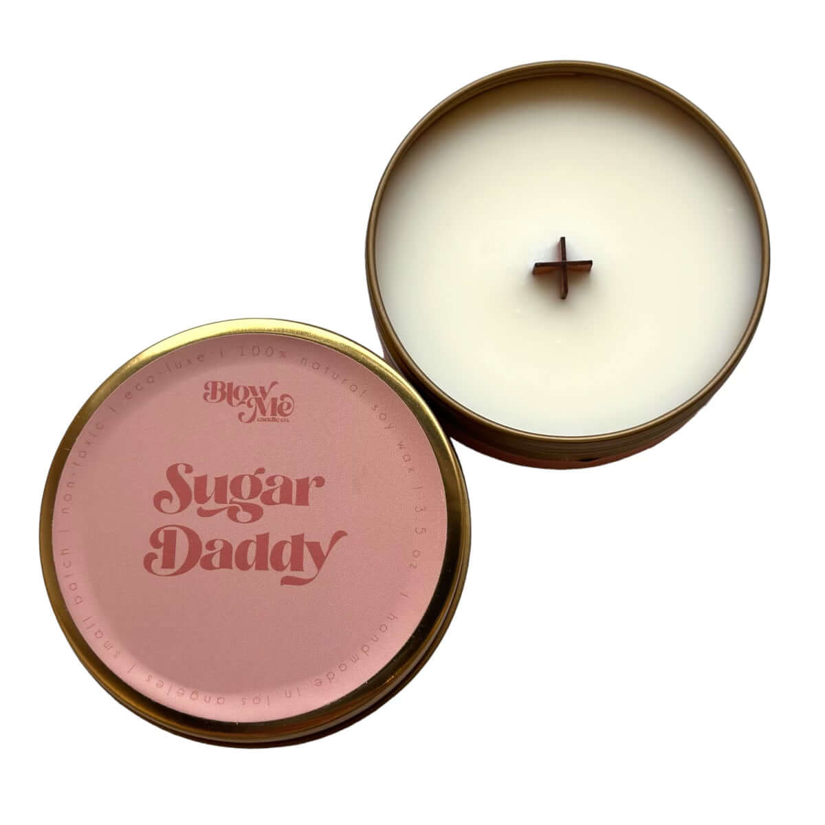Sugar Daddy Wood Wick Candle – Alicia DiMichele Boutique
