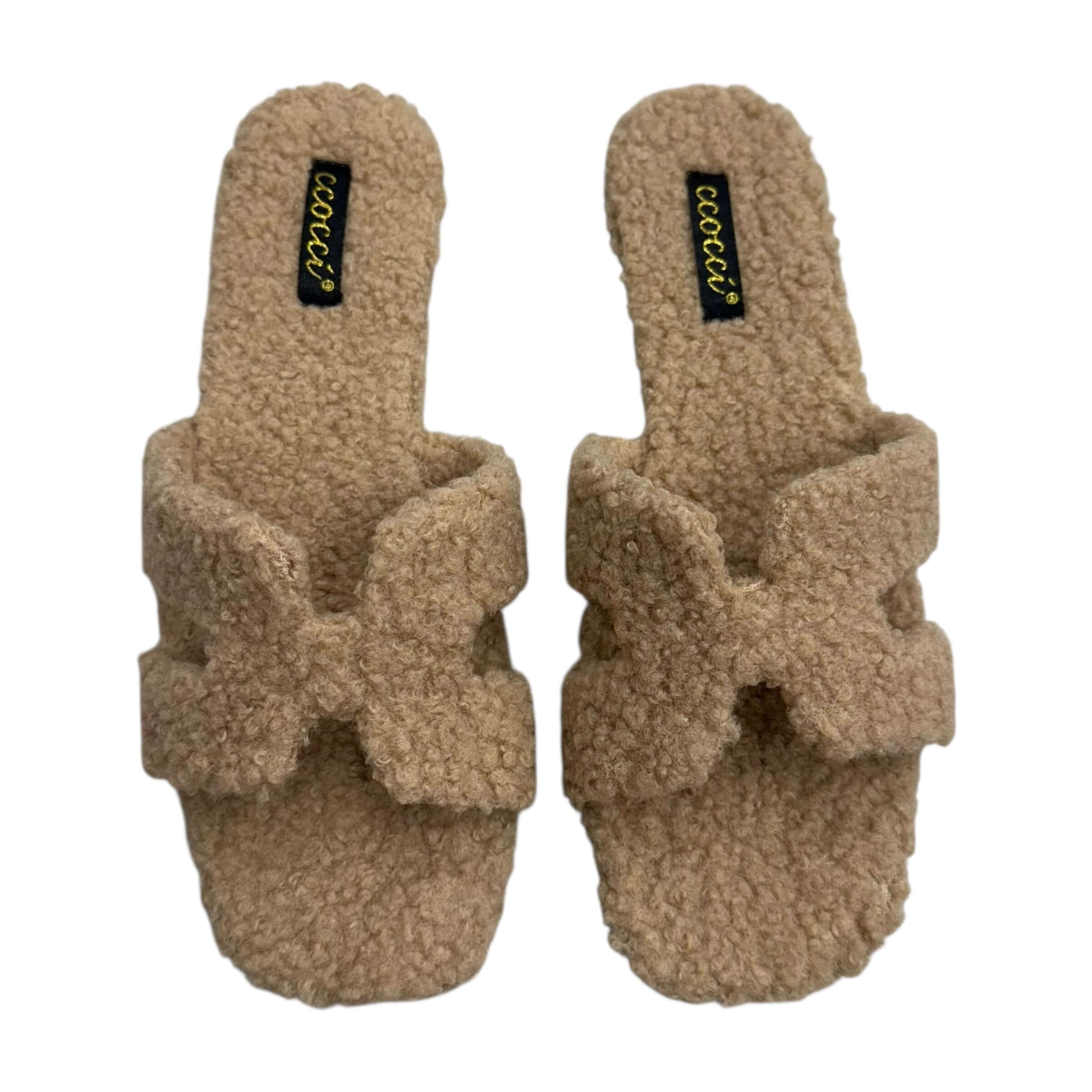 Teddy Slide Sandal - Taupe – Alicia DiMichele Boutique