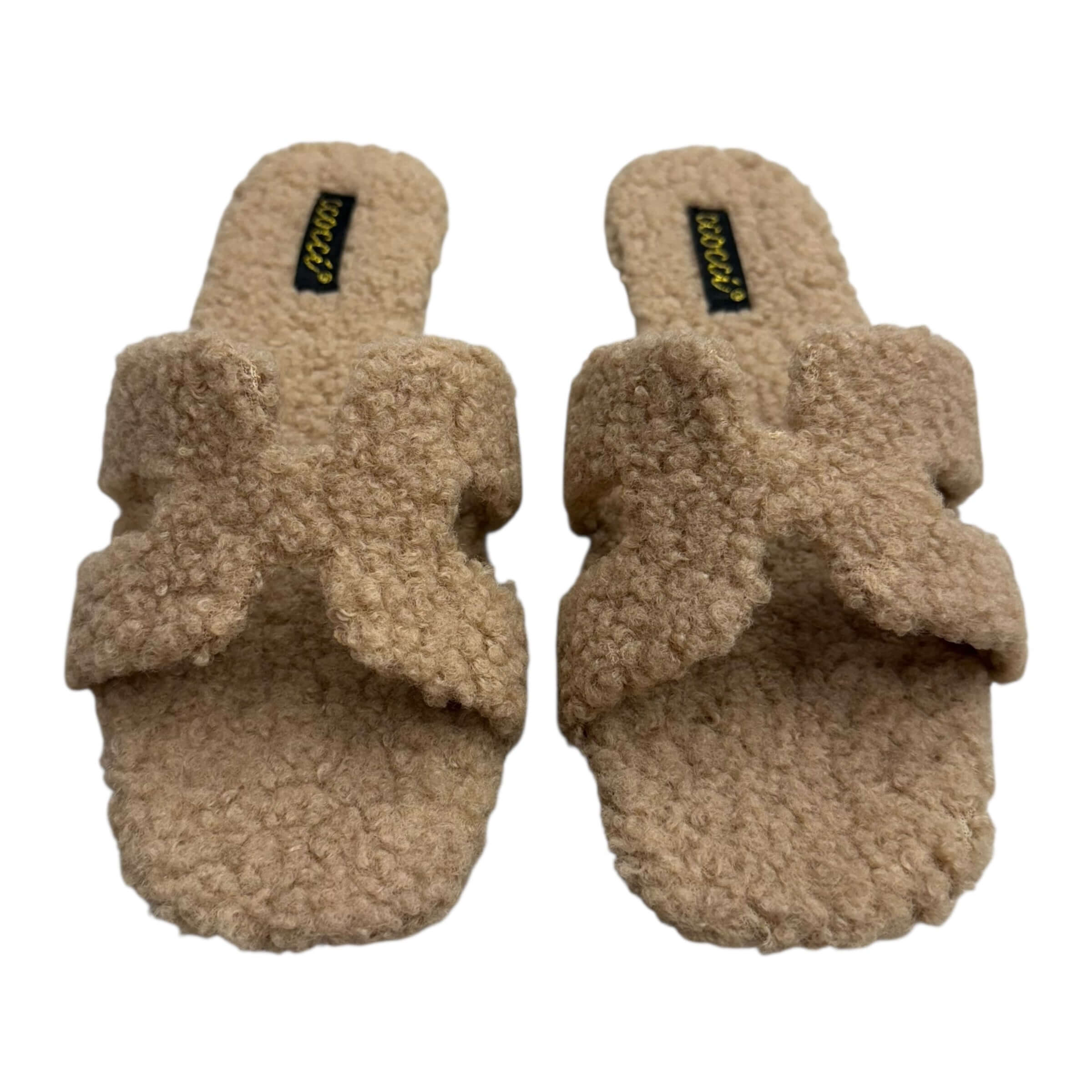 Teddy Slide Sandal - Taupe – Alicia DiMichele Boutique