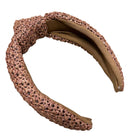 Willow Woven Headband - Tan – Alicia DiMichele Boutique
