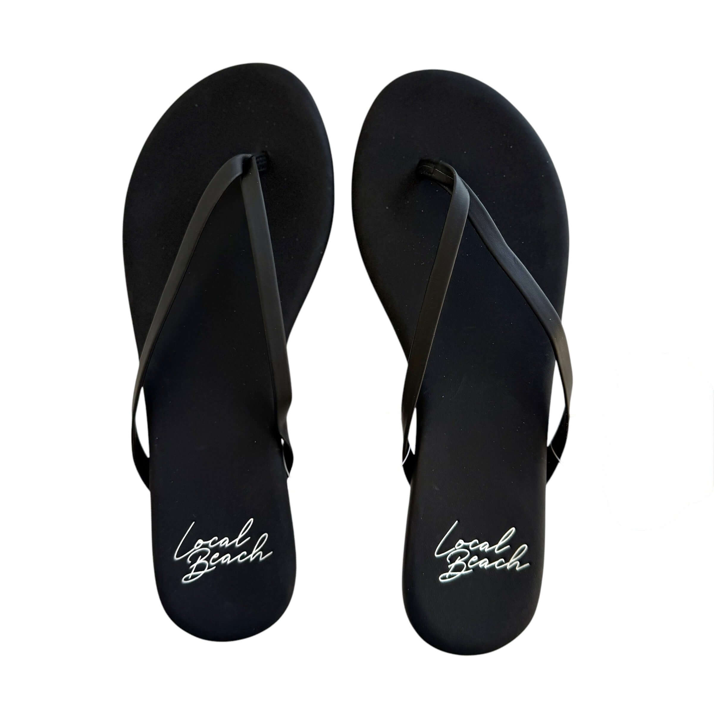 Classic Vegan Flip Flops - Black – Alicia DiMichele Boutique