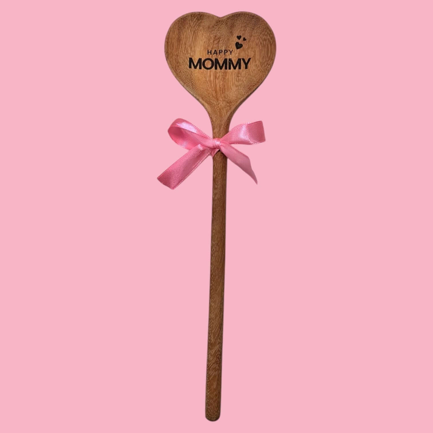 Happy Mommy Wooden Heart Spoon – Alicia DiMichele Boutique