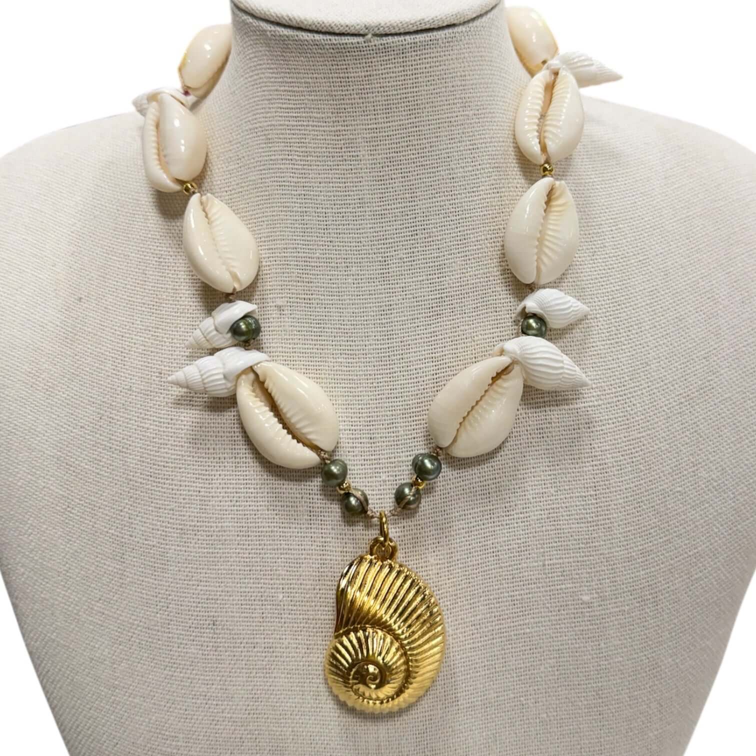 Relic Snail Shell Necklace – Alicia DiMichele Boutique