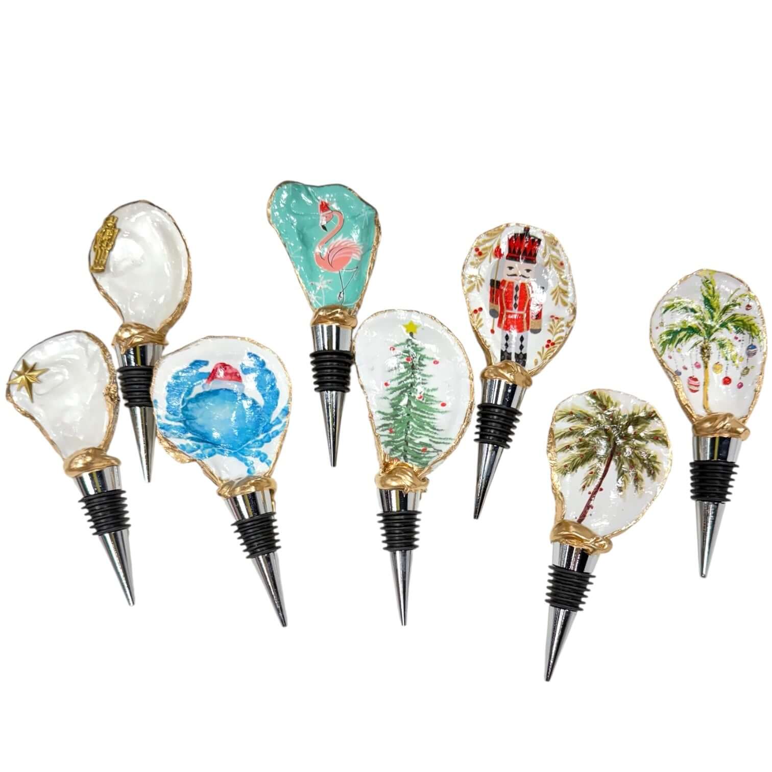 Santa Crab Oyster Wine Stopper – Alicia DiMichele Boutique