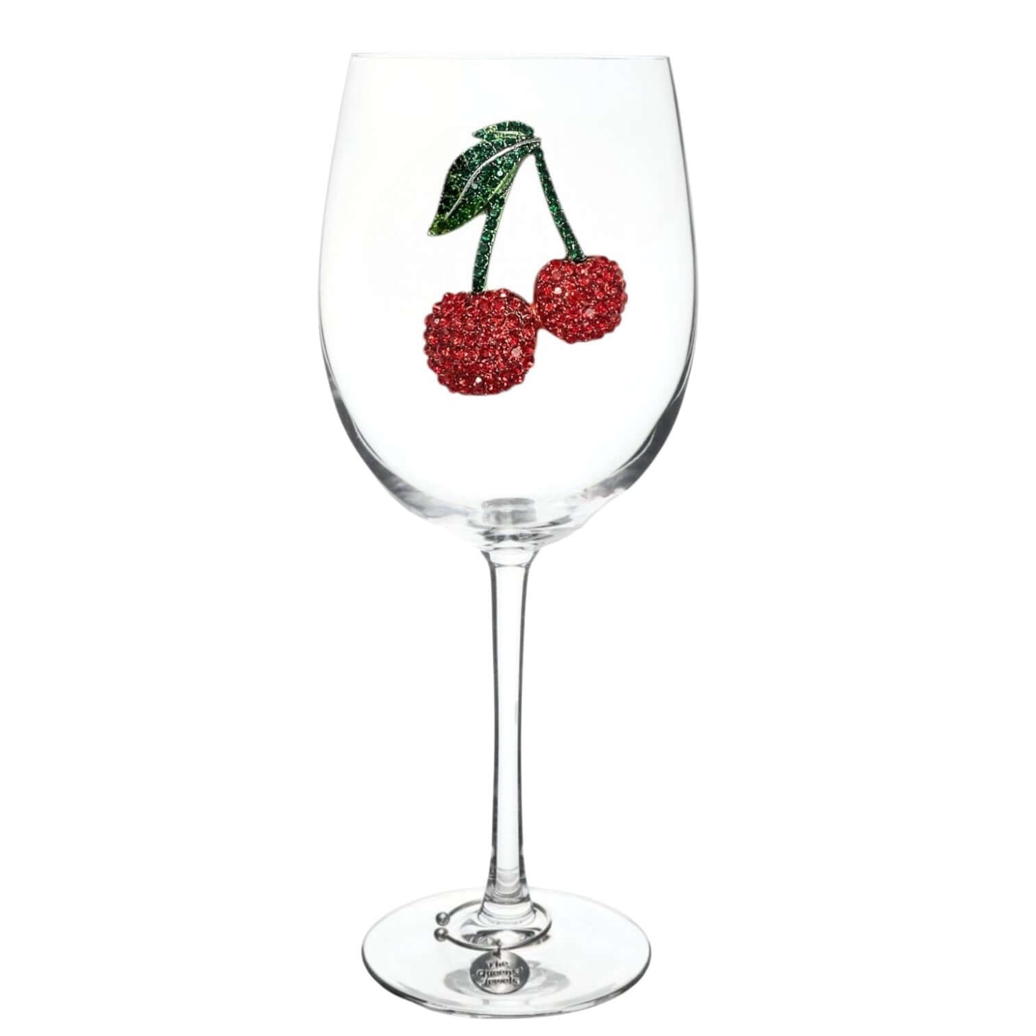 Cherries Stemmed Wine Glass – Alicia DiMichele Boutique