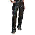 Faux Leather Fringe Pants – Alicia DiMichele Boutique
