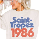Saint Tropez 1986 Sweatshirt – Alicia DiMichele Boutique