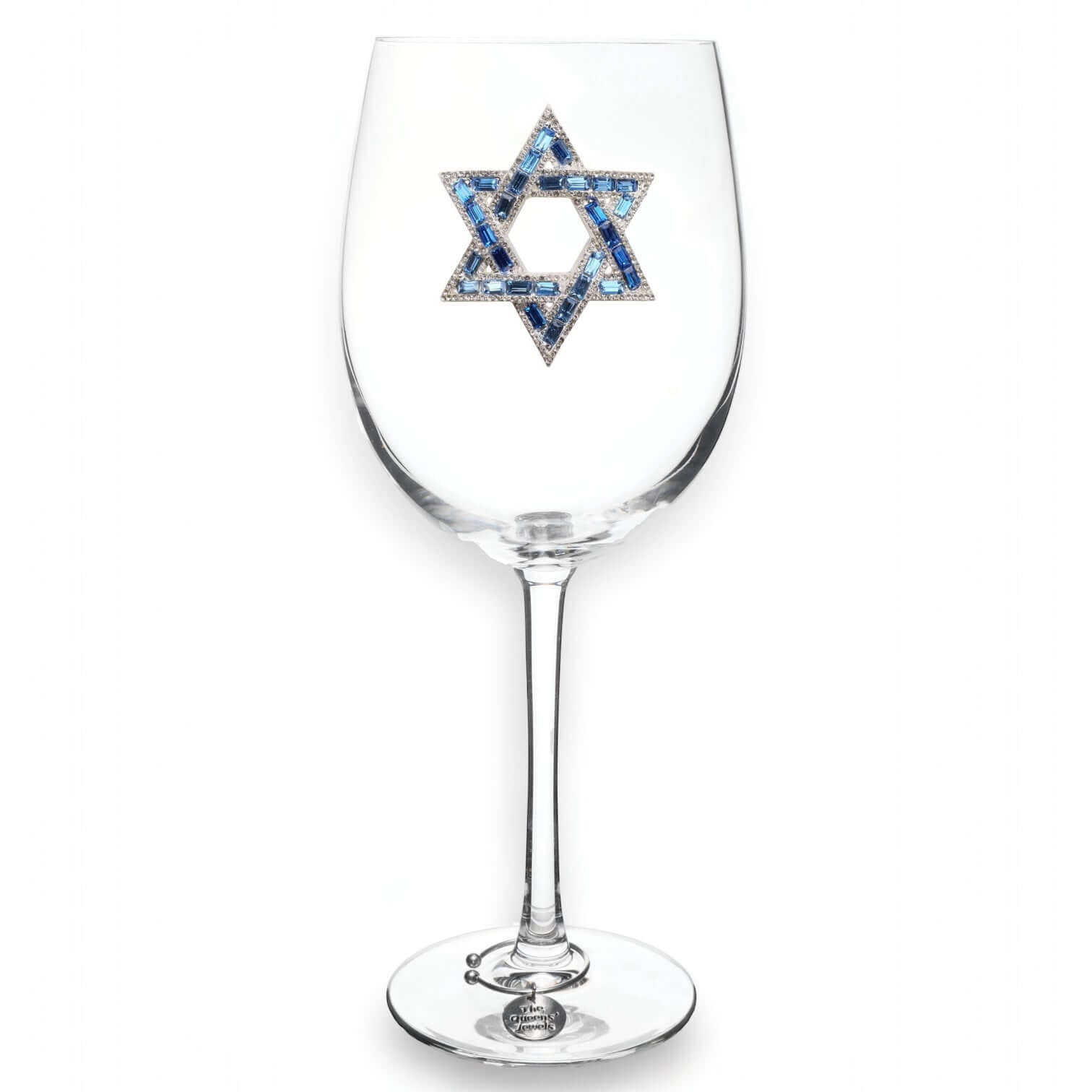 Star of David Jeweled Stemmed Wine Glass – Alicia DiMichele Boutique