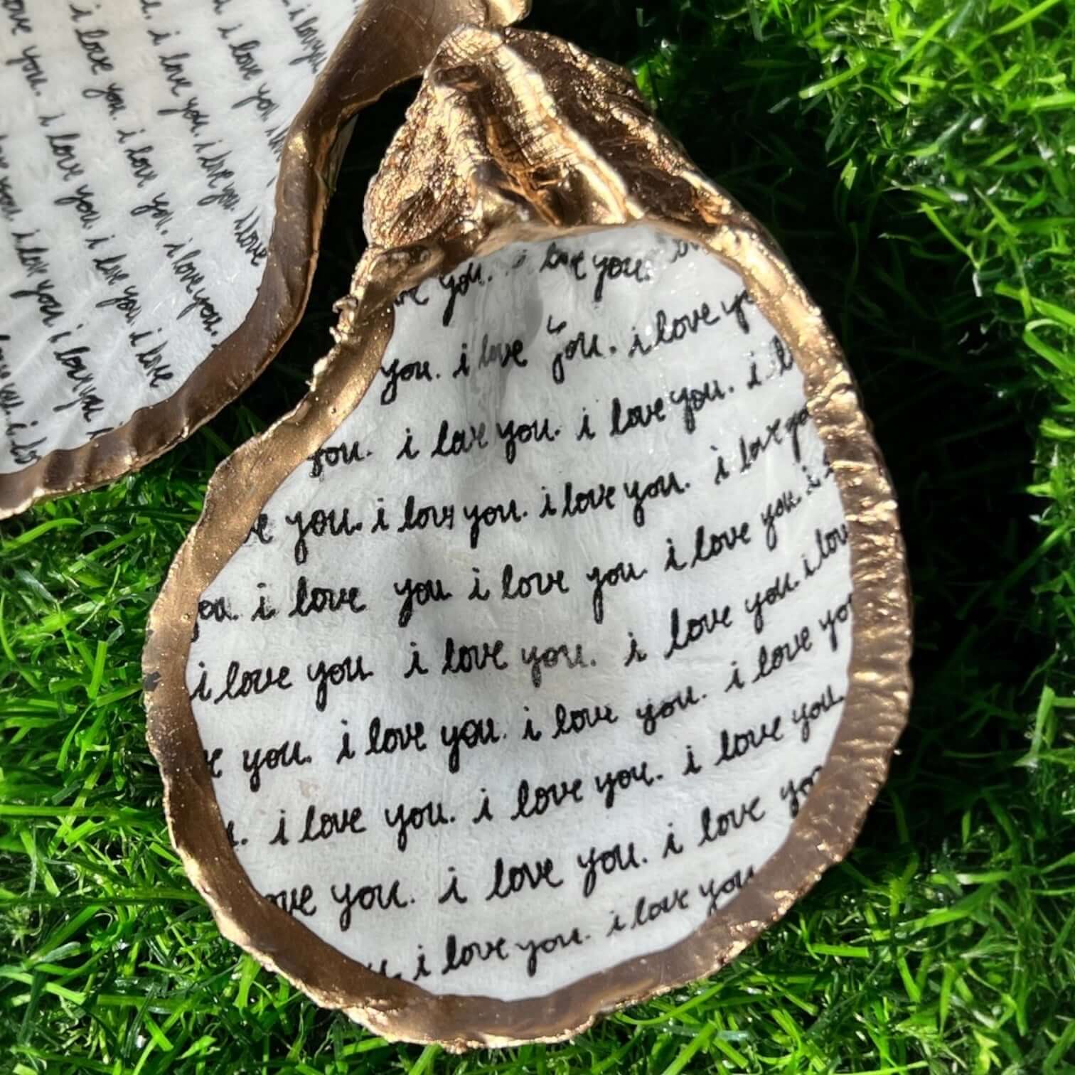 I Love You Oyster Trinket Dish – Alicia DiMichele Boutique