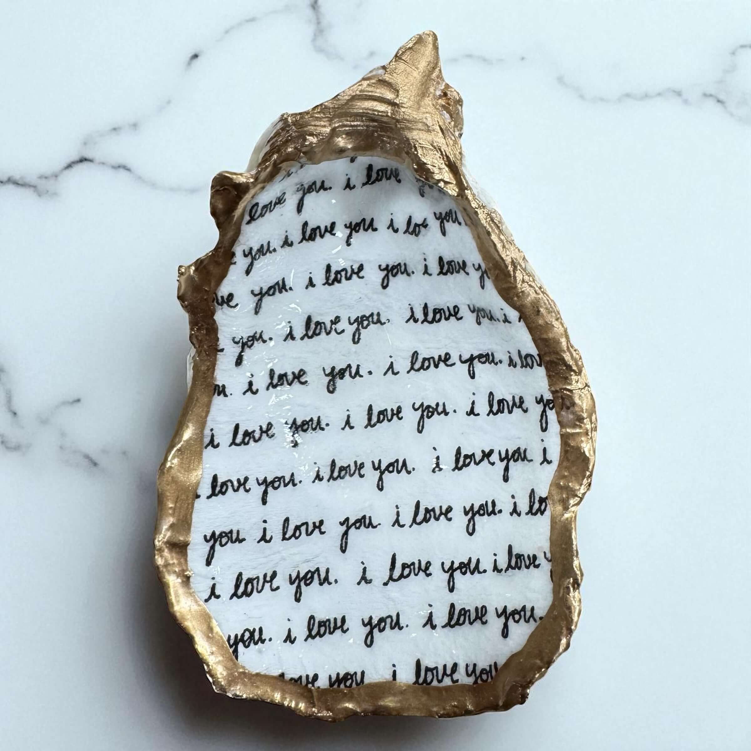 I Love You Oyster Trinket Dish – Alicia DiMichele Boutique