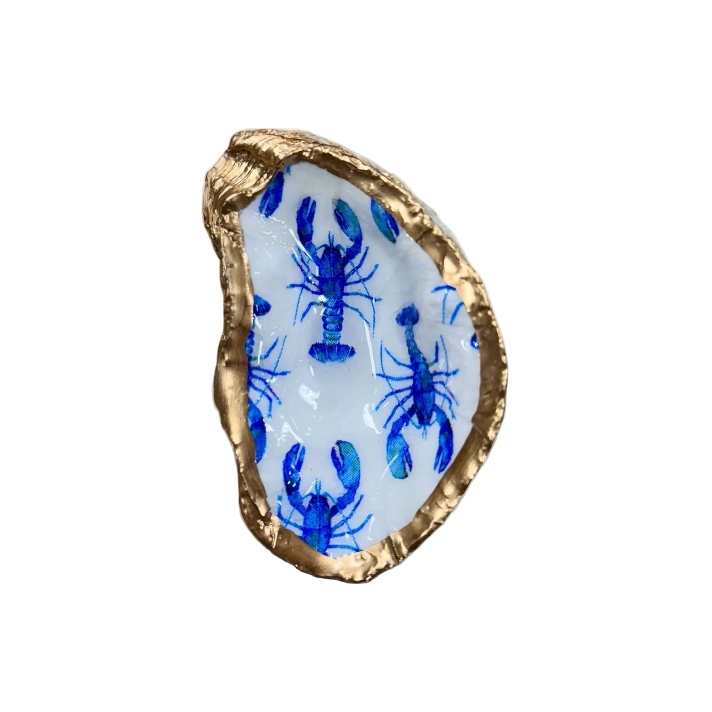 Blue Lobster Oyster Shell Dish – Alicia DiMichele Boutique