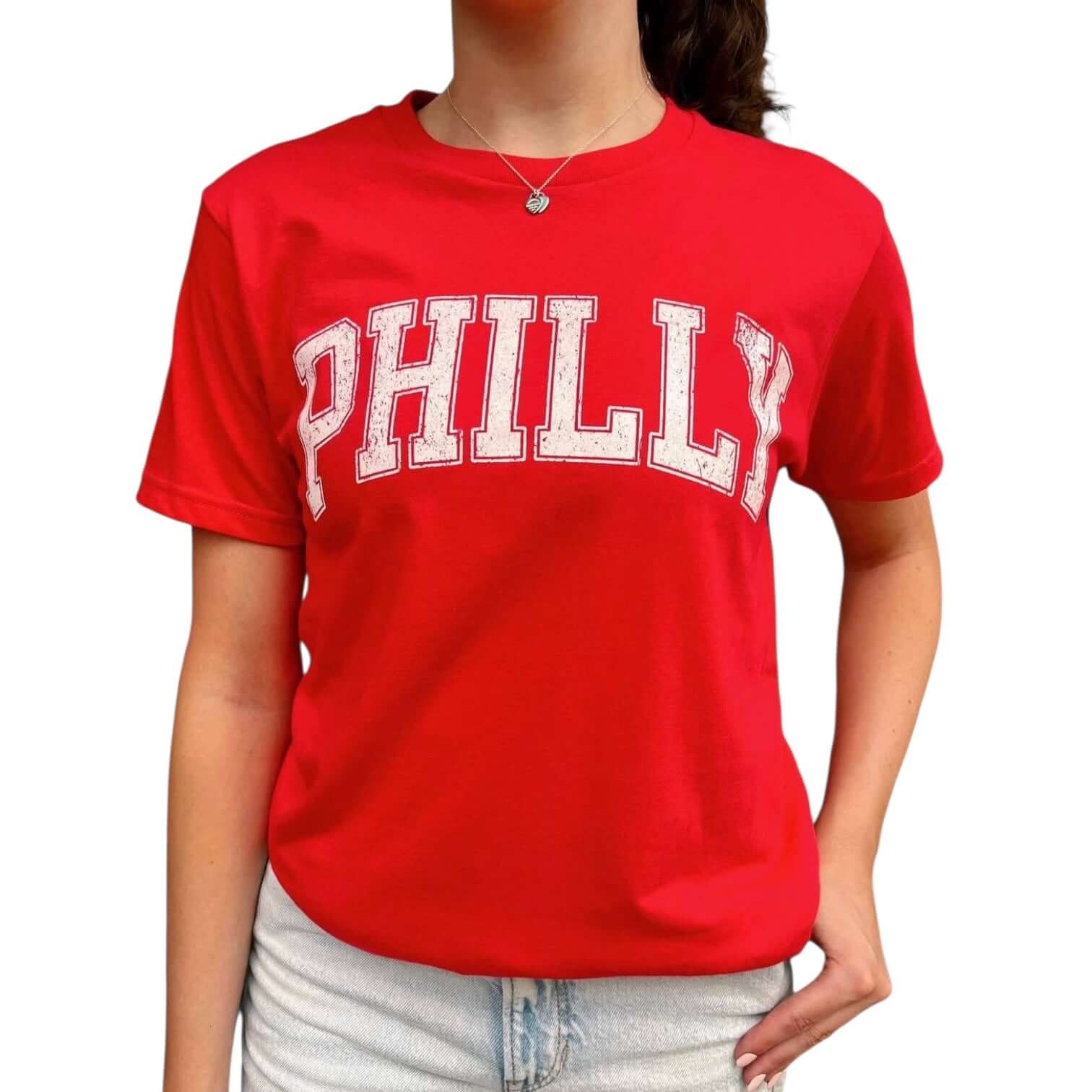 Red Philly Tee – Alicia DiMichele Boutique