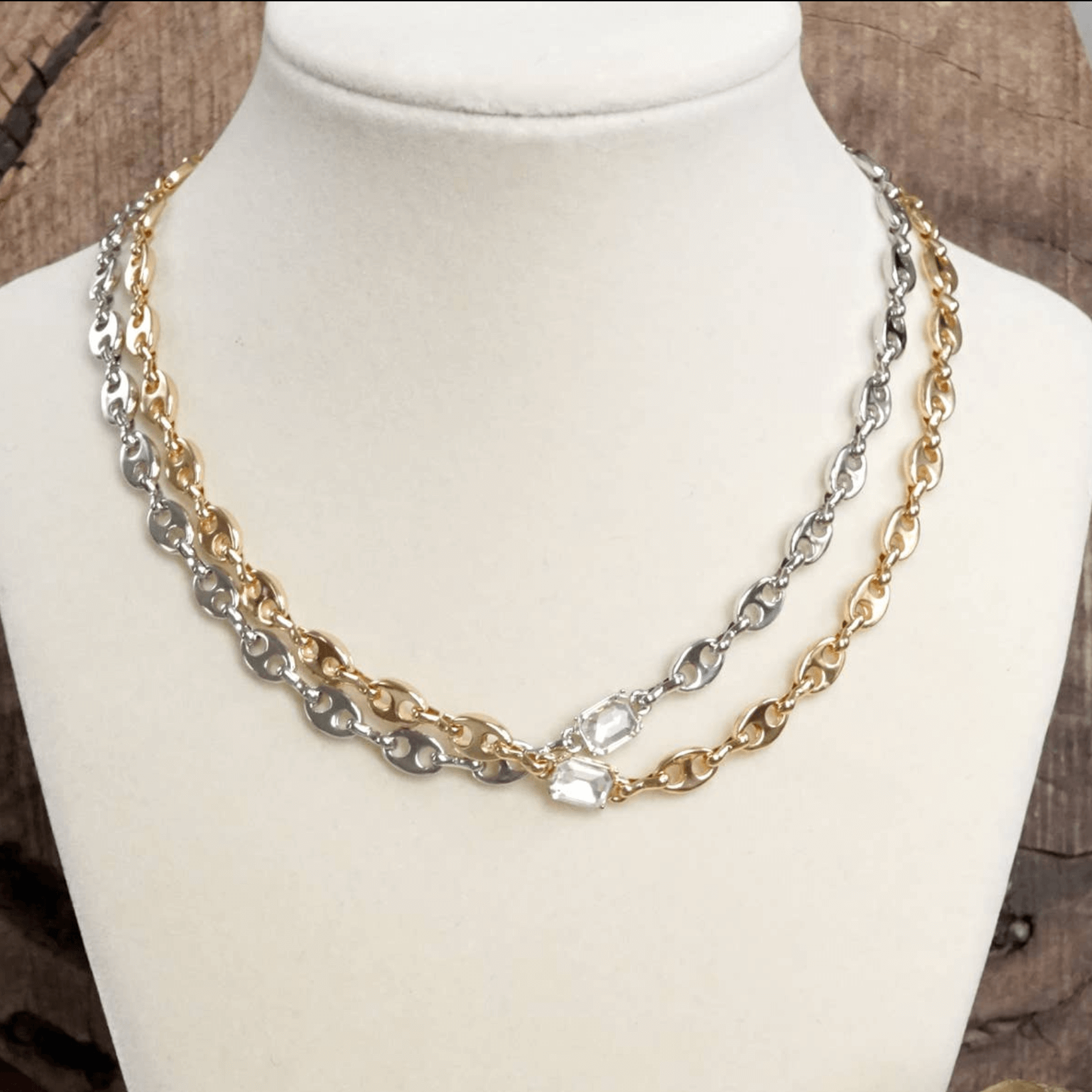 Silver Anchor Chain Necklace – Alicia DiMichele Boutique