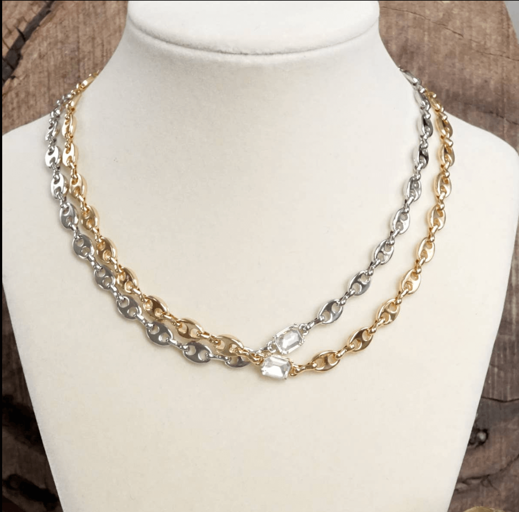 Silver Anchor Chain Necklace – Alicia DiMichele Boutique