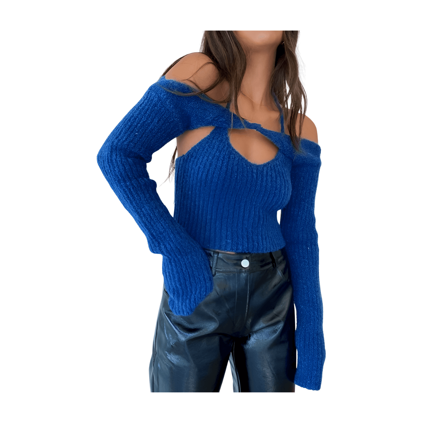 Halter Neck Knit Top Bolero Set – Alicia DiMichele Boutique