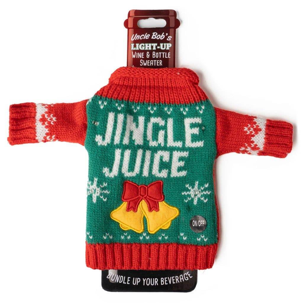 Holiday Light-Up Wine Bottle Sweater – Alicia DiMichele Boutique