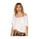 Scoop Slub Pocket Tee - Off White – Alicia DiMichele Boutique