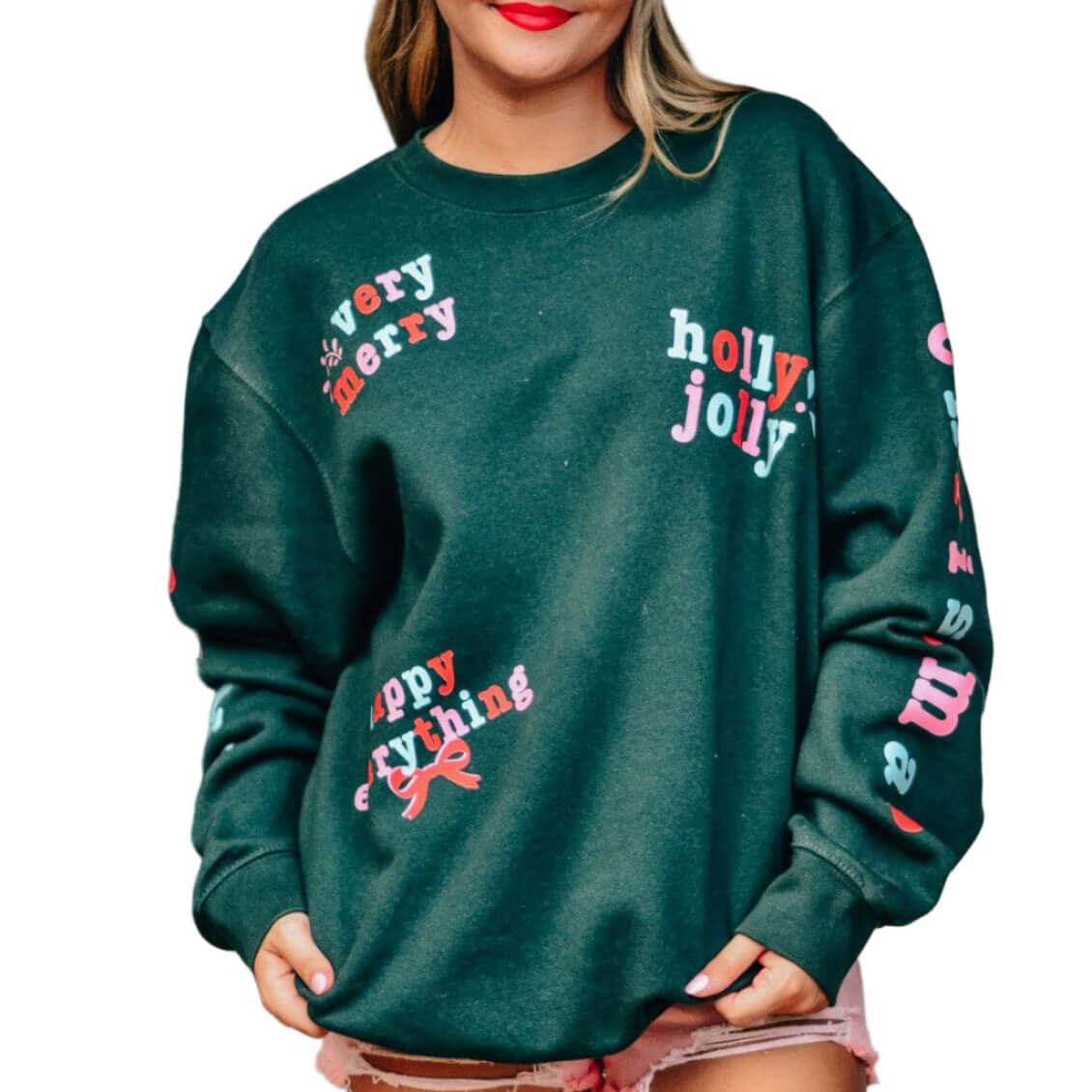 Merry Everything Sweatshirt – Alicia DiMichele Boutique