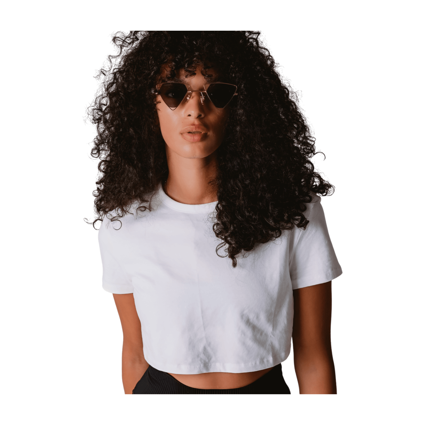 Triangle Gold Frame Sunglasses – Alicia DiMichele Boutique