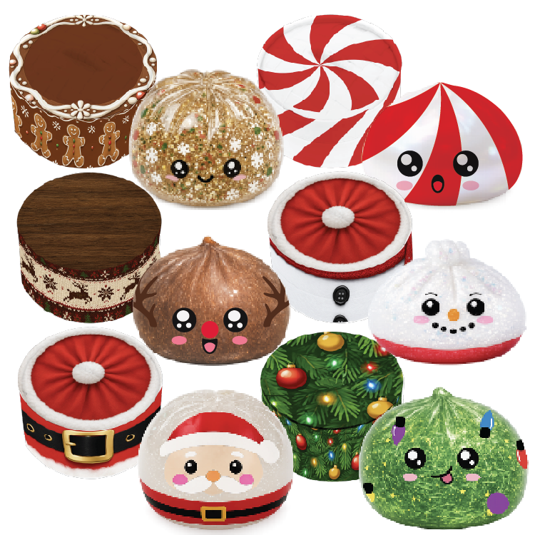 Merry Squishmas Surprise Dumpling Toy - alternate view 2