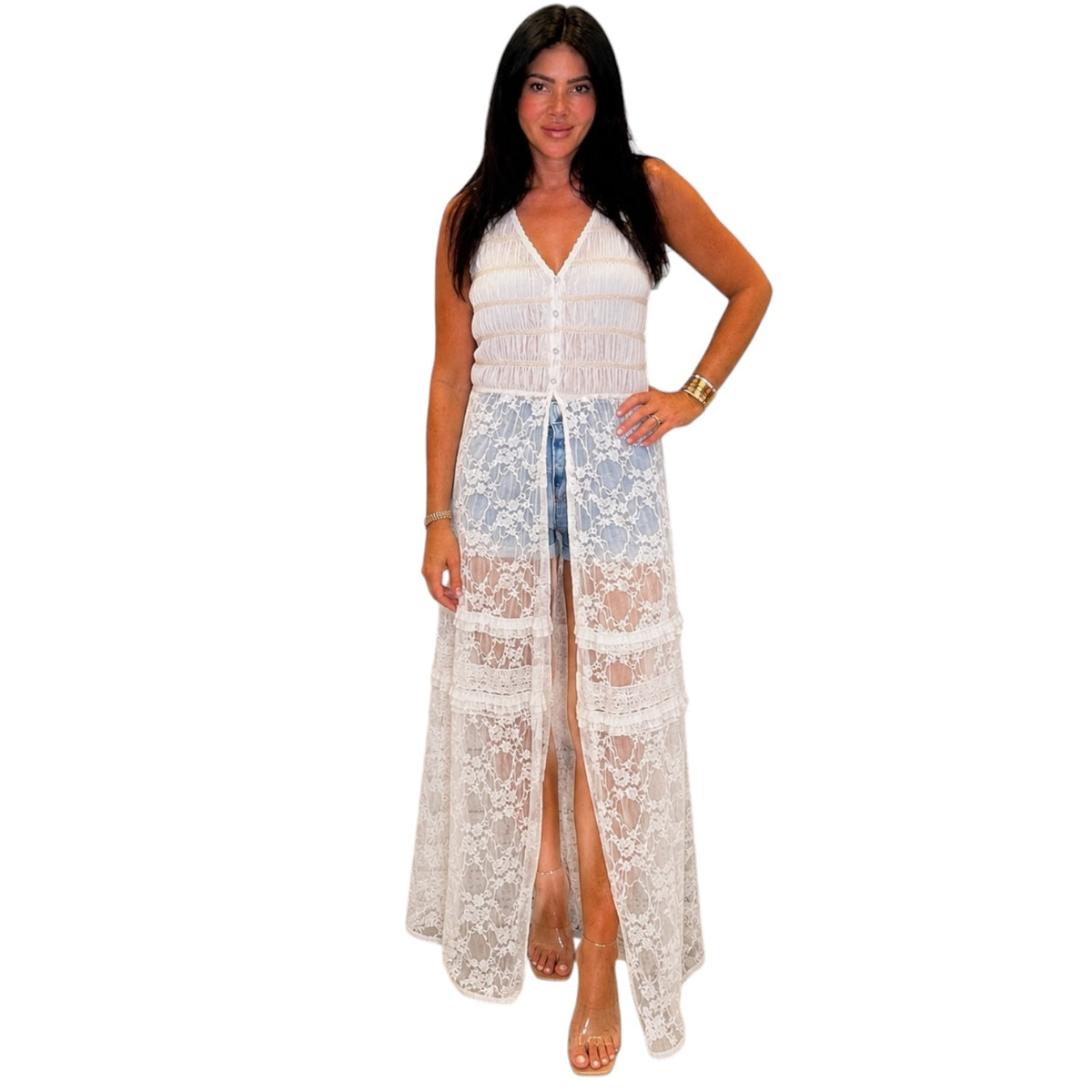 cardigan to wear with lace dress Lace Blouse Cardigan