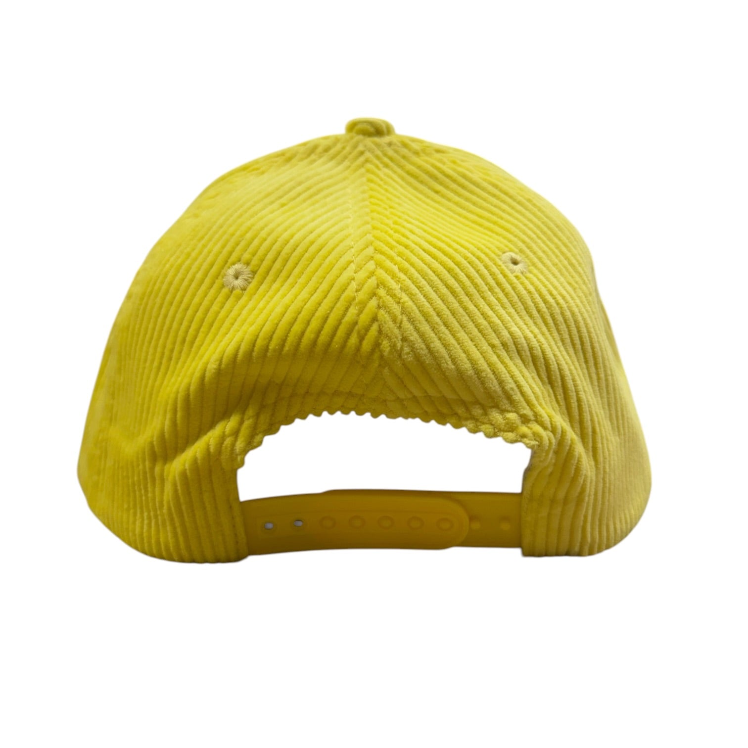 Yellow cap on a white background