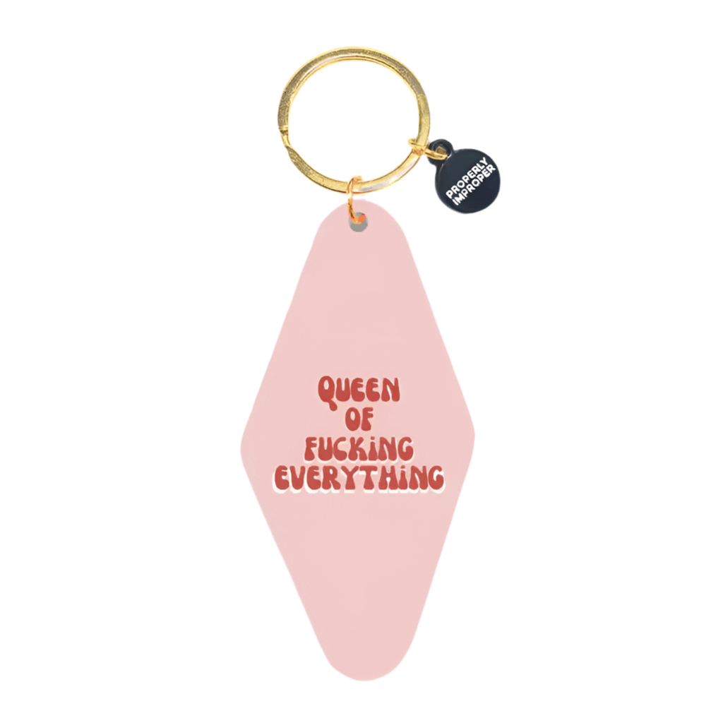 Queen of F*cking Everything Keychain - Pink – Alicia DiMichele Boutique