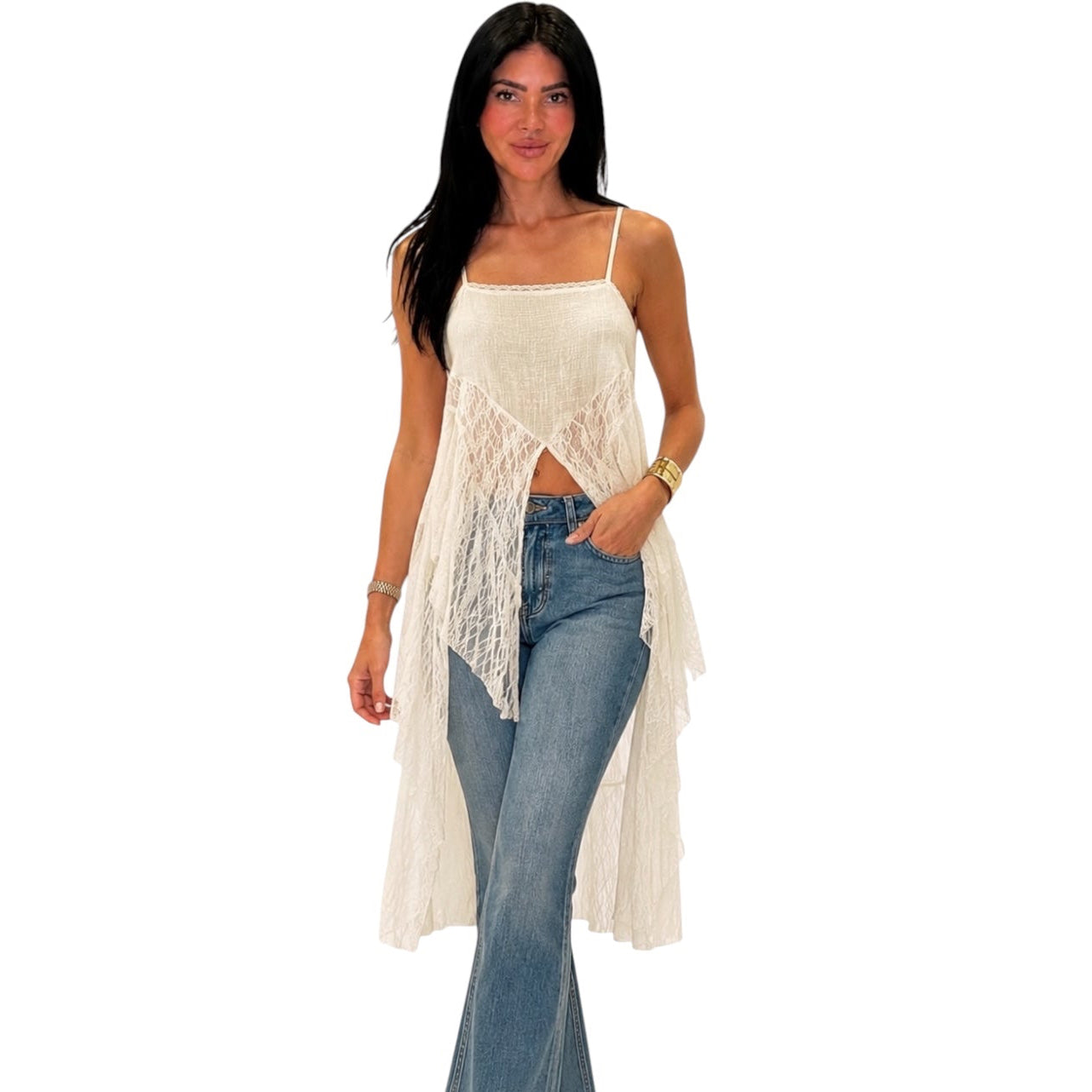 Sheer Romance Flyaway Lace Cami – Alicia DiMichele Boutique