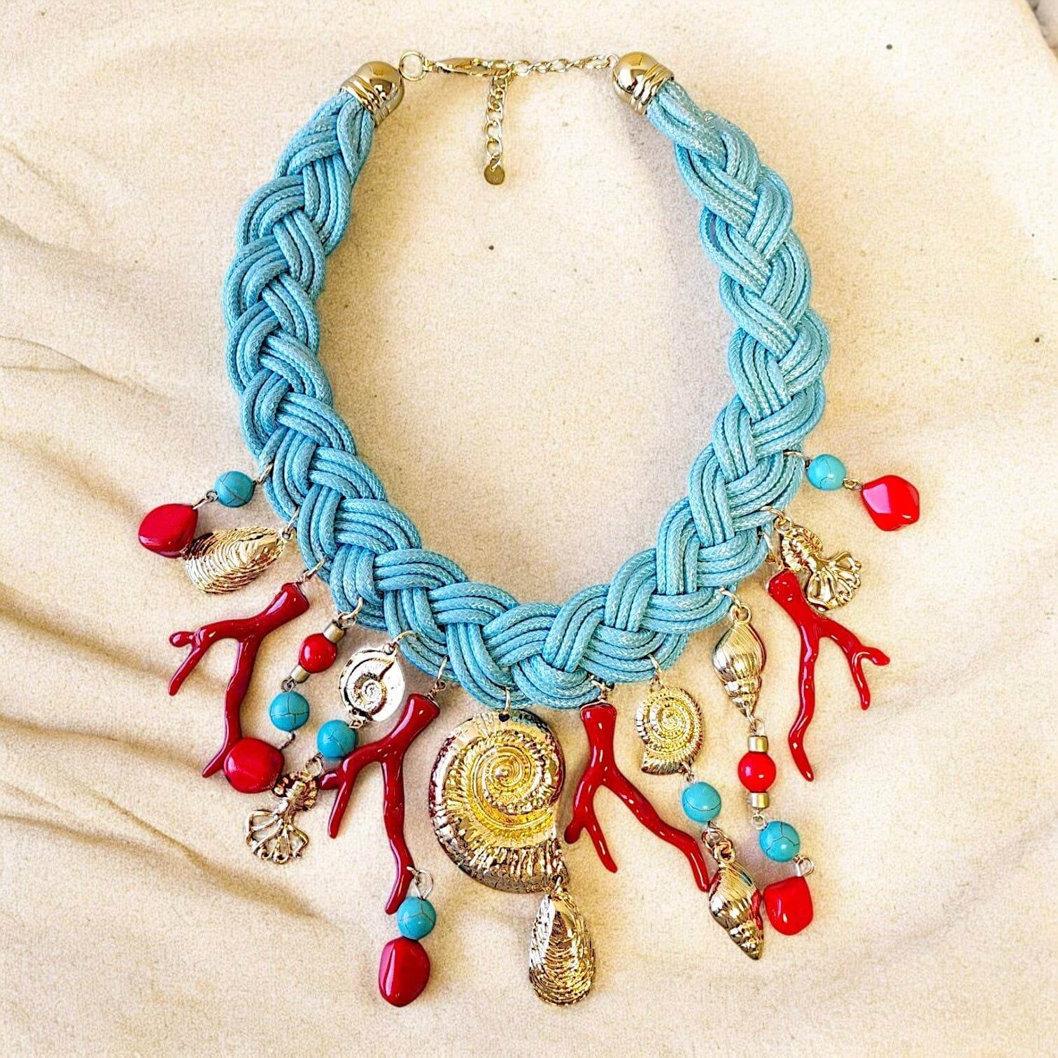 Azure Amulet Necklace – Alicia DiMichele Boutique