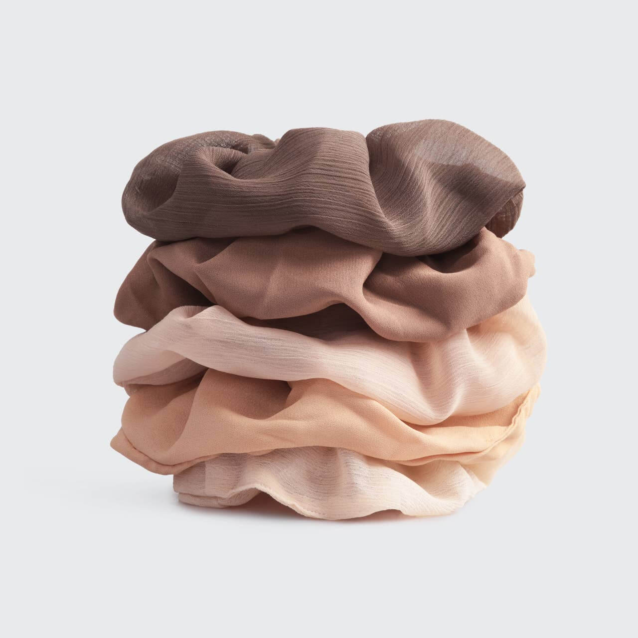Kitsch Crepe Scrunchies 5pc - Terracotta – Alicia DiMichele Boutique
