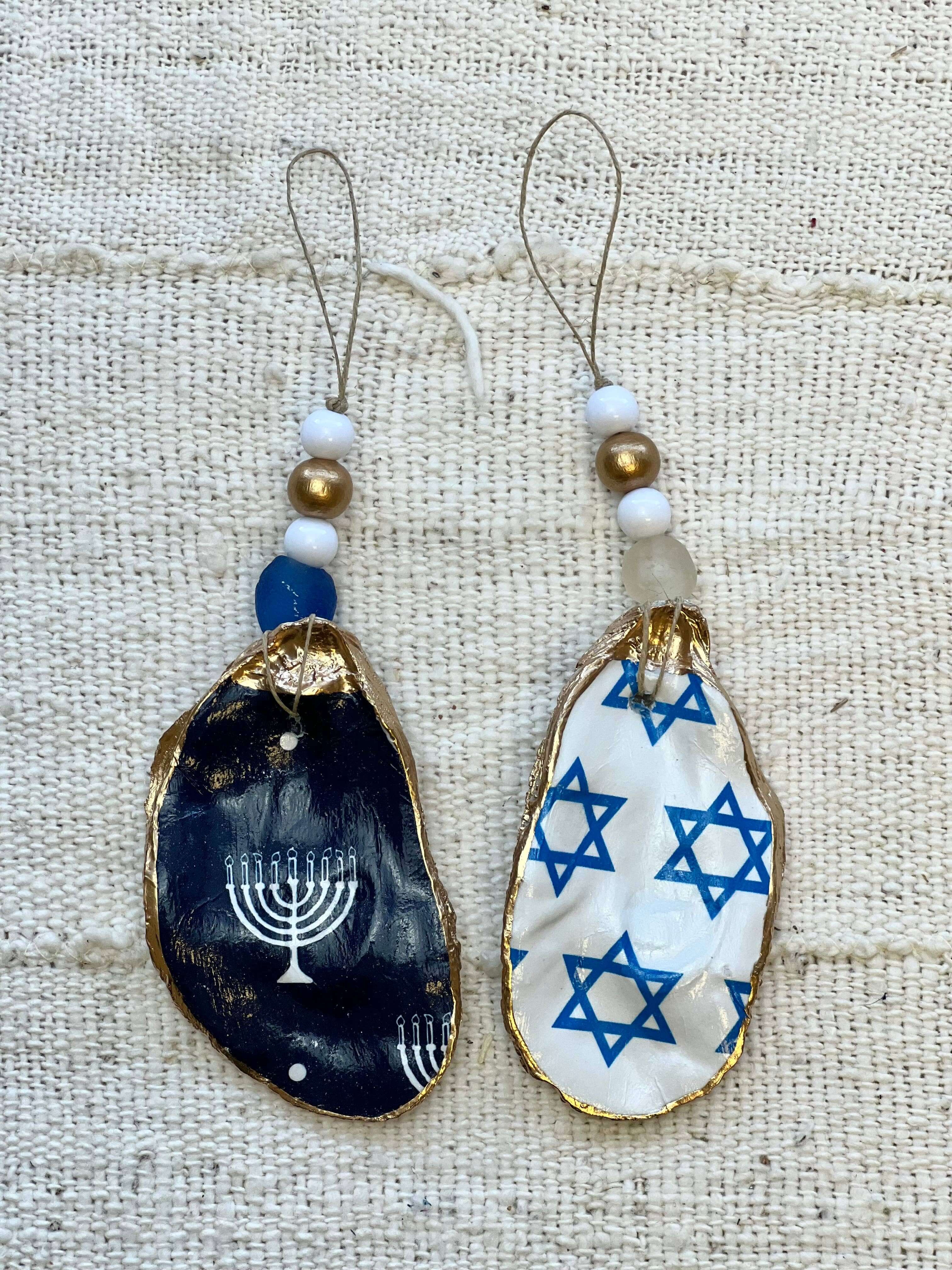 Menorah Oyster Ornament – Alicia DiMichele Boutique