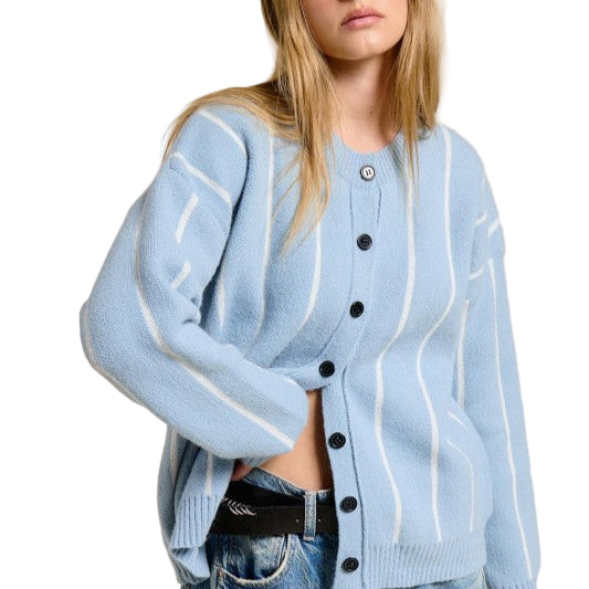 Cloudline Stripe Cardigan – Alicia DiMichele Boutique