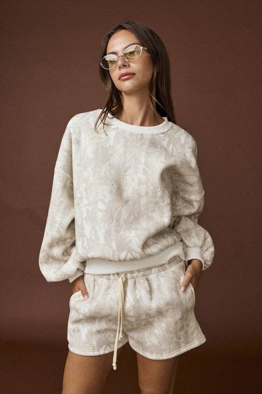 Camo Crewneck Shorts Set – Alicia DiMichele Boutique