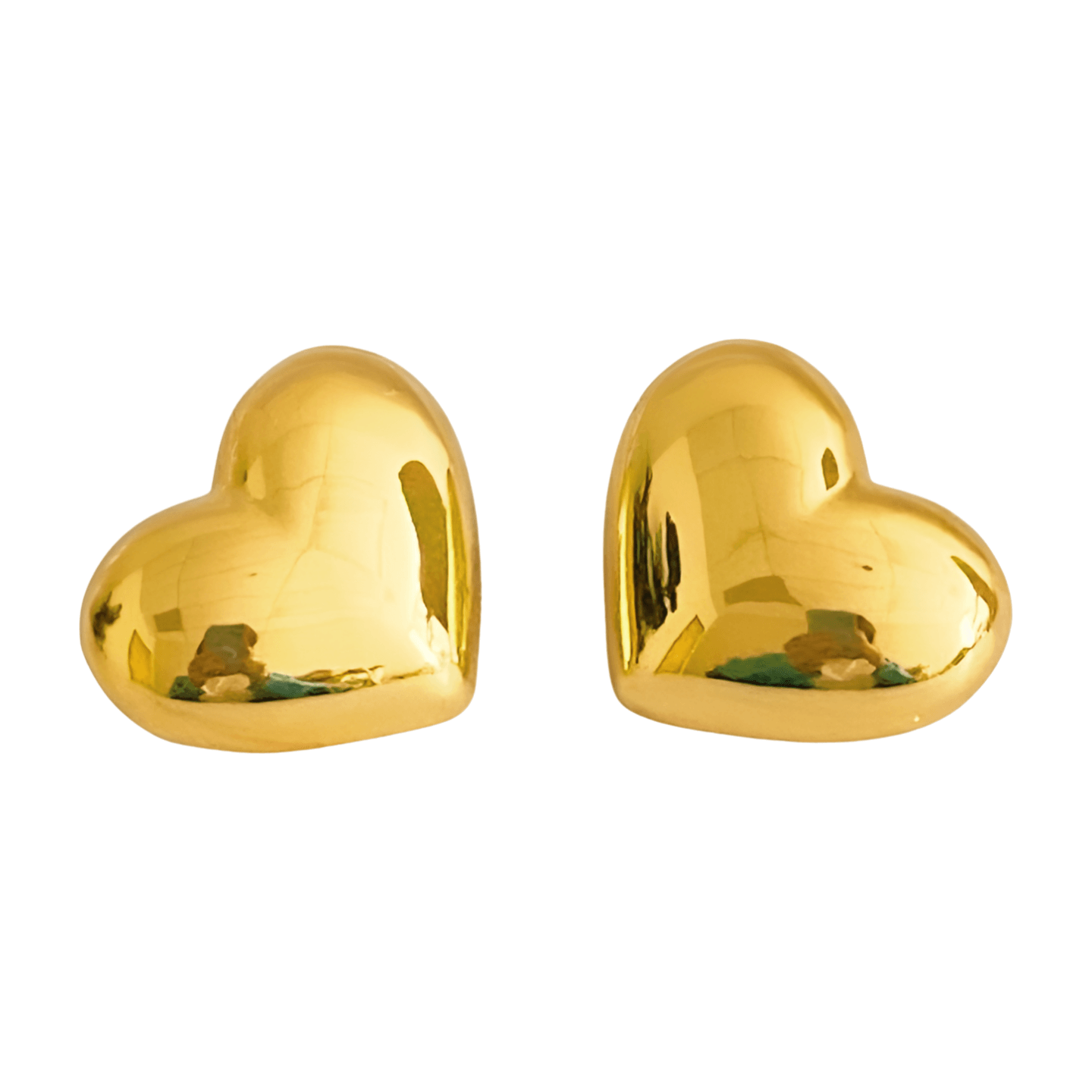 Polish My Heart Stud Earrings - Gold – Alicia DiMichele Boutique