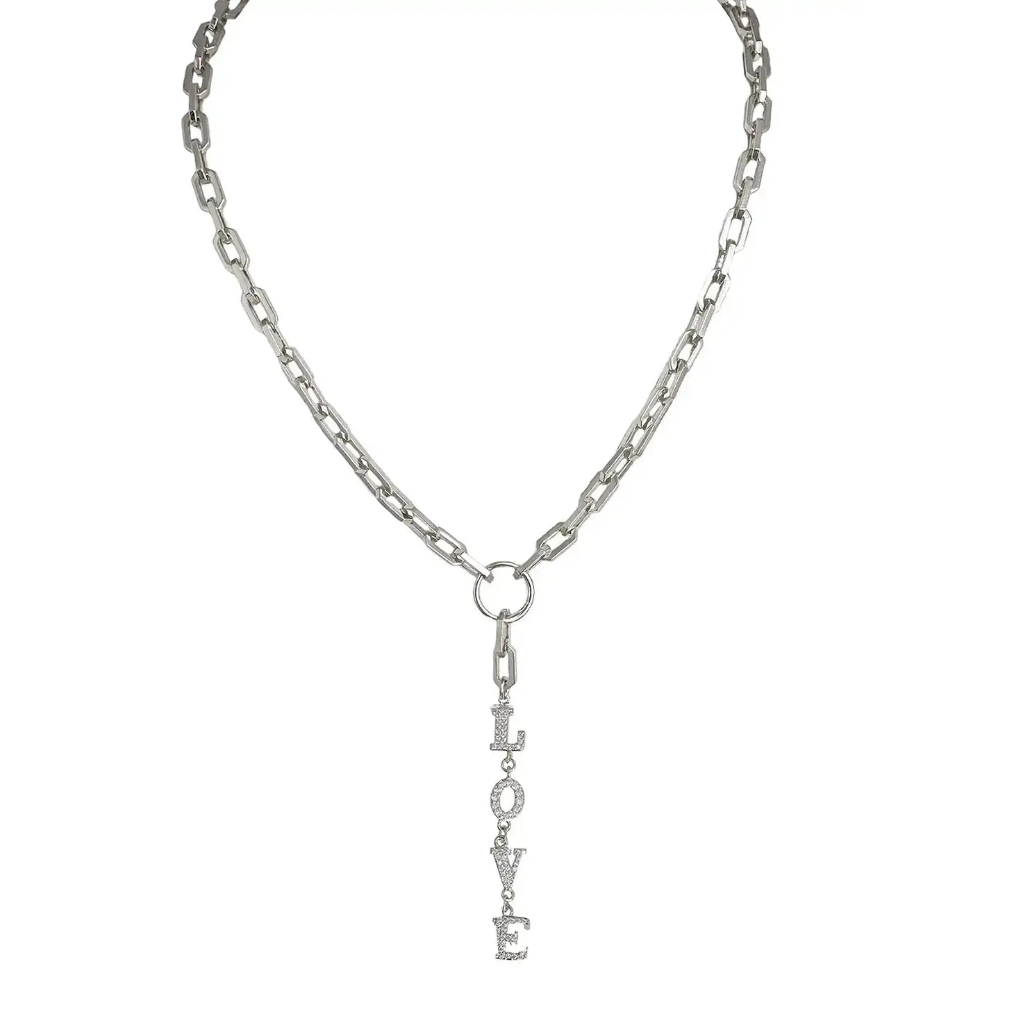 Pamela Love Paperclip Necklace - Silver – Alicia DiMichele Boutique