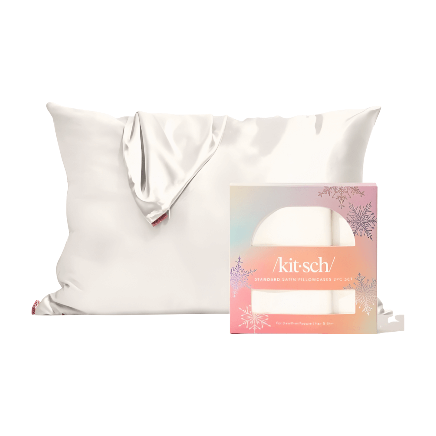 Kitsch Standard Pillowcase Set - Ivory – Alicia DiMichele Boutique