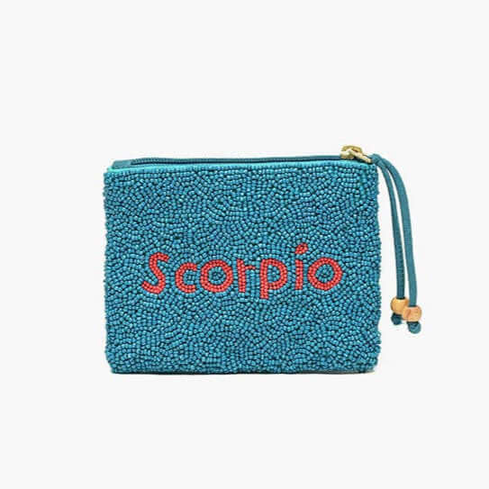 Scorpio Beaded Zodiac Coin Purse – Alicia DiMichele Boutique