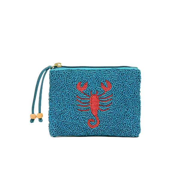 Scorpio Beaded Zodiac Coin Purse – Alicia DiMichele Boutique