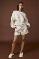 Camo Crewneck Shorts Set – Alicia DiMichele Boutique