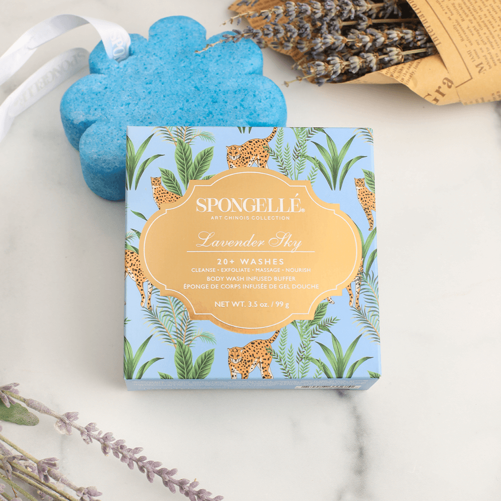 Spongelle Lavender Sky Body Buffer – Alicia DiMichele Boutique