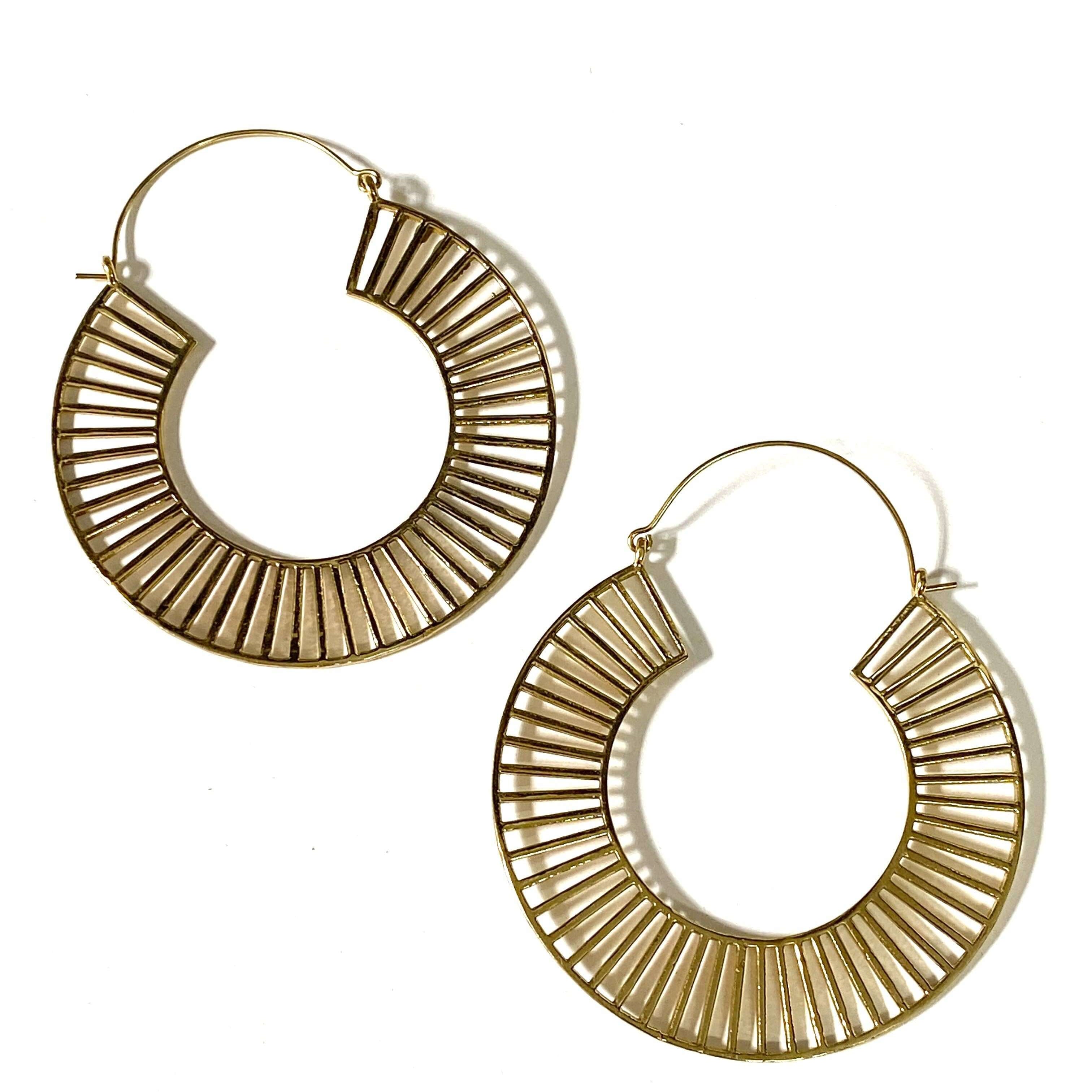 Sienna Bold Hoops – Alicia DiMichele Boutique